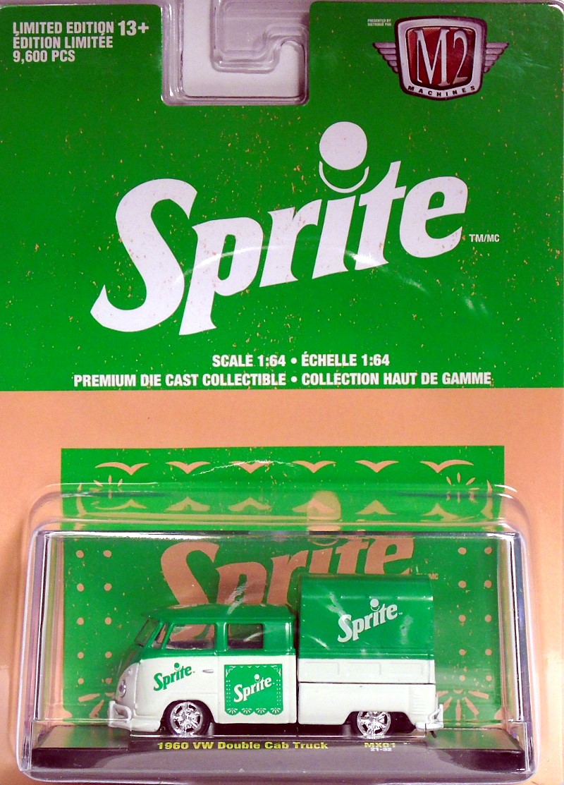 M2 Machines Coca Cola Release MX01 1960 VW Double Cab Truck SPRITE